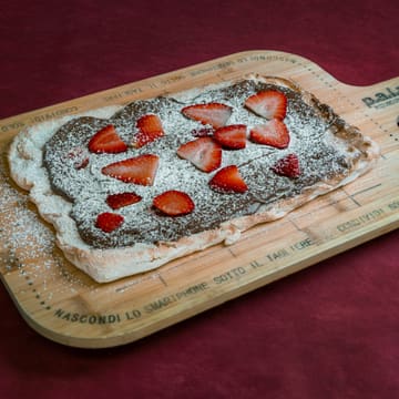 Pizza Nutella e Fragole